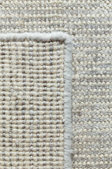 Zuiver wol vloerkleed Oat Ligne Pure kleur grijs