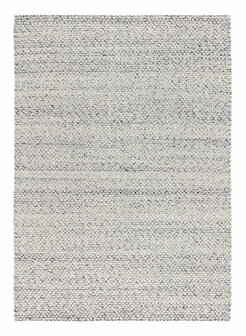 Beige vloerkleed gemaakt van 100% zuiver wol