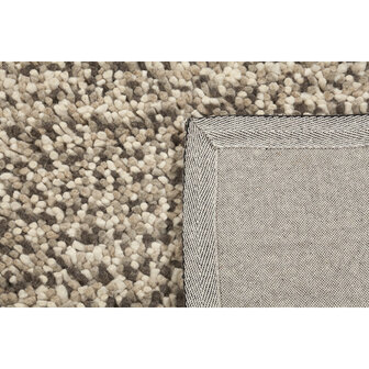 Wollen vloerkleed of karpet Helsinki kleur beige