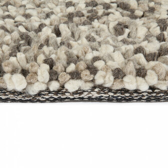 Wollen vloerkleed of karpet Helsinki kleur beige