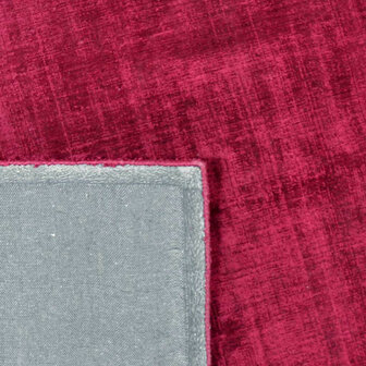 Viscose look vloerkleed DAYTONA kleur rood