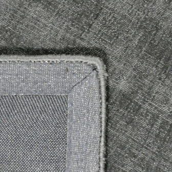 Viscose look vloerkleed DAYTONA kleur zilver