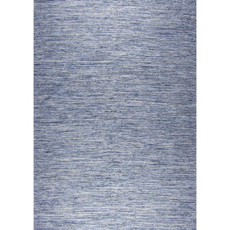 Katoenen uni vloerkleed LIMA kleur blauw