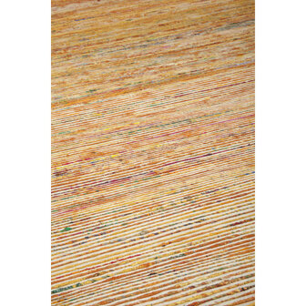 Silk vloerkleed MILAN kleur oranje