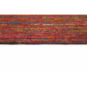 Silk vloerkleed MILAN kleur groen rood
