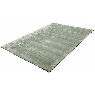 Viscose vloerkleed FLAVIA kleur licht groen