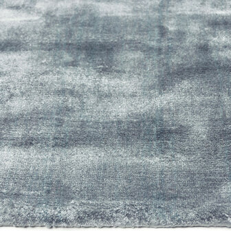 Viscose vloerkleed FLAVIA kleur licht blauw
