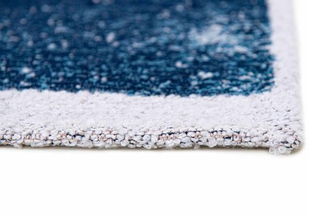 Louis De Poortere vloerkleed, Craft Ice Blue 9355, Lucia design