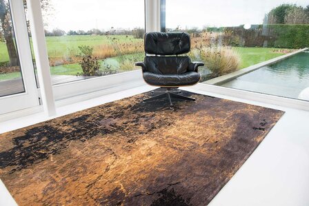 Louis De Poortere vloerkleed, Mad Men Deep Mine 8618, Cracks design