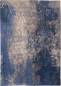 Louis De Poortere vloerkleed, Mad Men Abyss Blue 8629, Cracks design