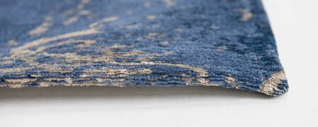 Louis De Poortere vloerkleed, Mad Men Abyss Blue 8629, Cracks design
