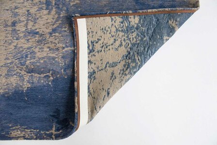 Louis De Poortere vloerkleed, Mad Men Abyss Blue 8629, Cracks design