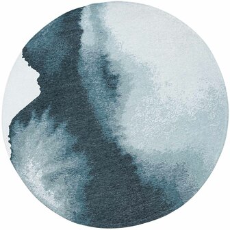 Louis De Poortere vloerkleed, Meditation Inkjet 9332, Lagoon design