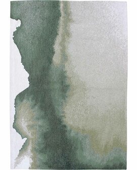 Louis De Poortere vloerkleed, Meditation Palm Green 9331, Lagoon design