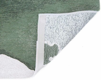 Louis De Poortere vloerkleed, Meditation Palm Green 9331, Lagoon design