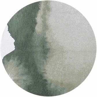 Louis De Poortere vloerkleed, Meditation Palm Green 9331, Lagoon design