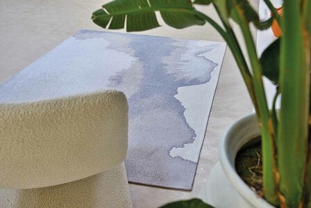 Louis De Poortere vloerkleed, Meditation Iode 9328, Lagoon design