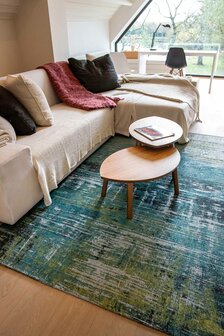 Louis De Poortere vloerkleed, Atlantic Glen Cove 9126, Streaks design