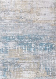 Louis De Poortere vloerkleed, Atlantic Long Island Blue 8718, Streaks design
