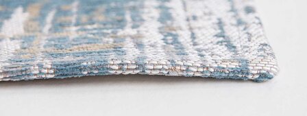 Louis De Poortere vloerkleed, Atlantic Long Island Blue 8718, Streaks design