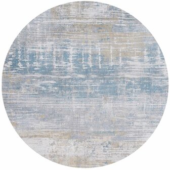 Louis De Poortere vloerkleed, Atlantic Long Island Blue 8718, Streaks design