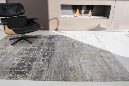 Louis De Poortere vloerkleed, Atlantic Coney Grey 8716, Streaks design