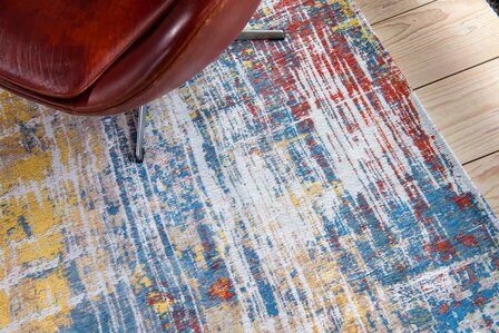 Louis De Poortere vloerkleed, Atlantic Montauk Multi 8714, Streaks design