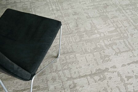 Louis De Poortere vloerkleed, Structures Dry Beige 9197, Baobab design