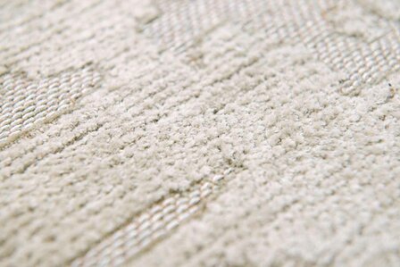 Louis De Poortere vloerkleed, Structures Dry Beige 9197, Baobab design
