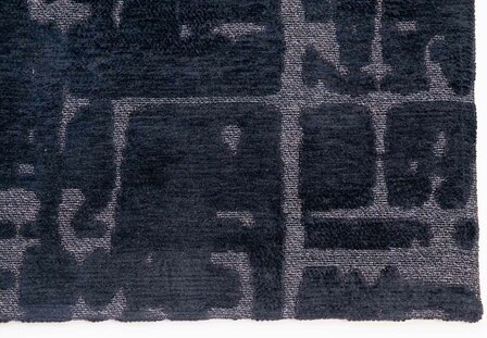 Louis De Poortere vloerkleed, Structures Black Water 9200, Baobab design