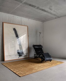 Louis De Poortere vloerkleed, Structures Madagascar Gold 9201, Baobab design