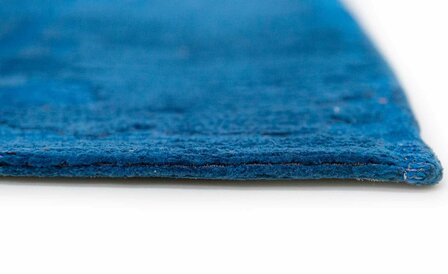 Louis De Poortere vloerkleed, Structures Suarez Blue 9250, Baobab design