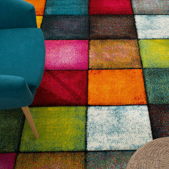 Multicolor vloerkleed PICASSO 763