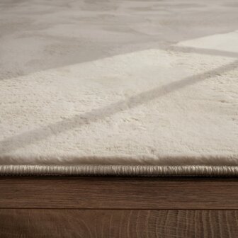 Uni creme vloerkleed COMFY 380