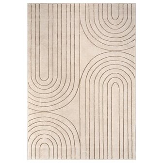 Modern karpet of vloerkleed BRUSSEL 215 kleur creme