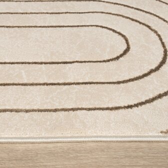Modern karpet of vloerkleed BRUSSEL 215 kleur creme