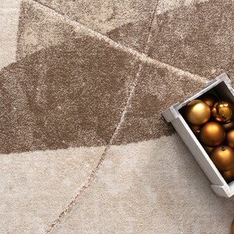 Modern karpet of vloerkleed BRUSSEL 217 kleur beige