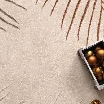 Modern karpet of vloerkleed BRUSSEL 218 kleur beige
