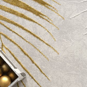 Modern karpet of vloerkleed BRUSSEL 218 kleur goud
