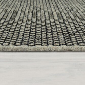 Wollen karpet of vloerkleed FRANSICO 300 kleur grijs