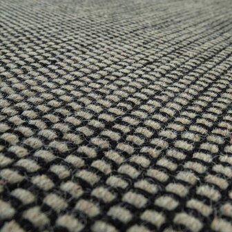 Wollen karpet of vloerkleed FRANSICO 300 kleur grijs