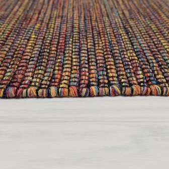 Wollen karpet of vloerkleed FRANSICO 300 kleur multicolor