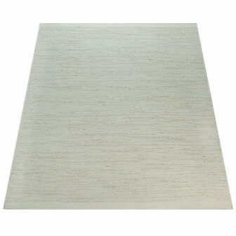 Wollen karpet of vloerkleed FRANSICO 300 kleur natur