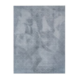 Effen antraciet  karpet of vloerkleed SKY 523  