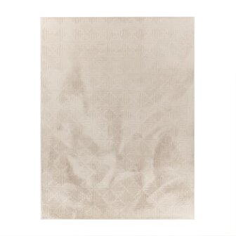 Effen beige karpet of vloerkleed SKY 523  