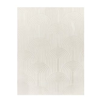 Effen creme karpet of vloerkleed SKY 524