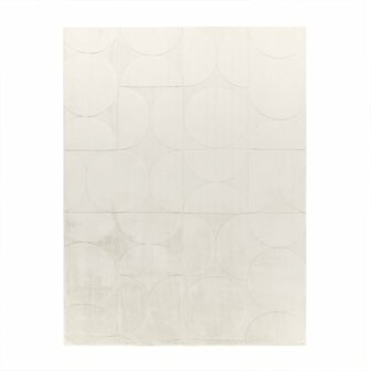 Effen creme karpet of vloerkleed SKY 526