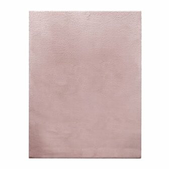 Hoogpolig effen soft vloerkleed SOFTY 780 kleur pink