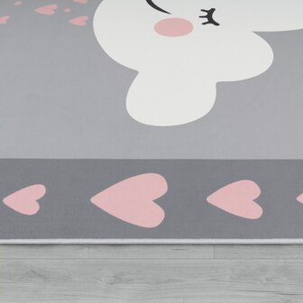 Kinder vloerkleed KIDS 119 kleur pink