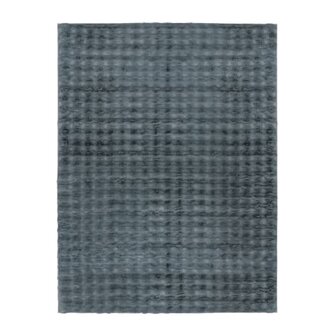 Hoogpolig soft vloerkleed ANDRES 741 kleur antraciet